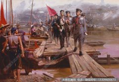 许宝中油画_平江起义_高清大图下载