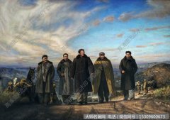 常青油画_新中国从这里走来_高清大图下载