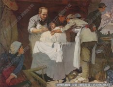 宋轫油画名作_白求恩同志_高清大图下载