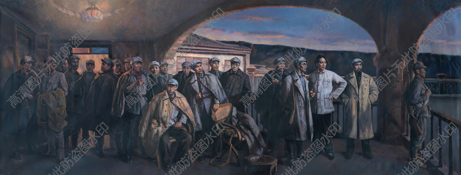杨参军油画 遵义曙光