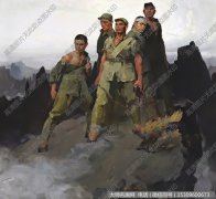 詹建俊作品_狼牙山五壮士_高清大图下载