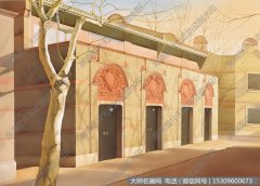 孙建刚油画 上海一大会址 高清大图下载