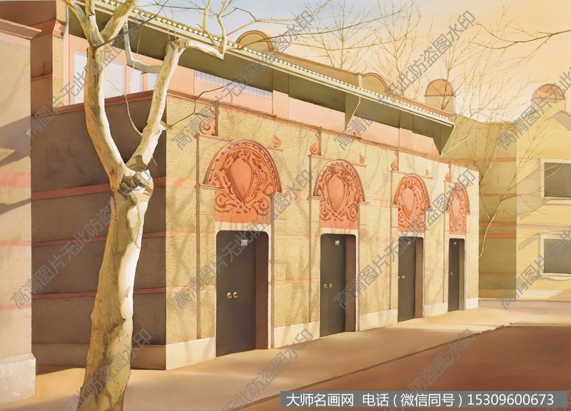 孙建刚油画 上海一大会址