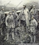 王玉玺作品 左权将军在太行 高清大图下载