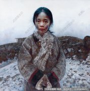 艾轩人物油画作品21 融雪的三月 高清图片下载
