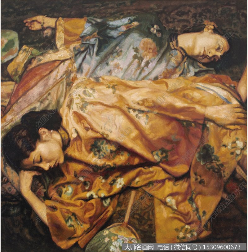 陈逸飞人物油画作品10 高清图片下载