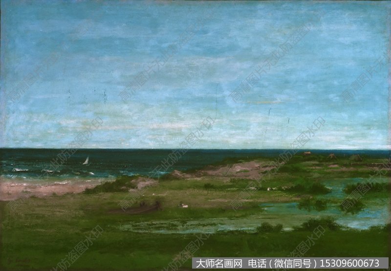 库尔贝风景油画作品15 高清图片下载