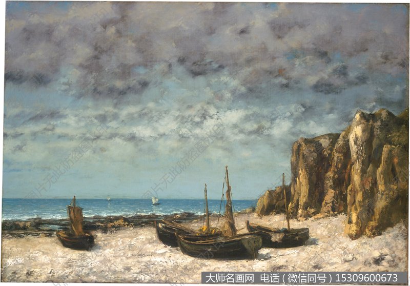 库尔贝风景油画作品25 高清图片下载