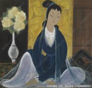 林风眠仕女国画作品120 高清图片下载