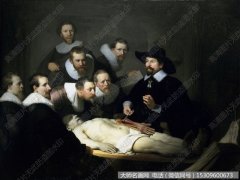 伦勃朗油画64 托普教授的解剖学课 高清图片下载