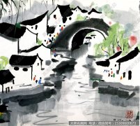 吴冠中国画作品68 超高清图片下载