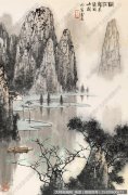 白雪石山水画作品18 高清图片下载