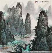 白雪石山水国画作品39 高清图片下载