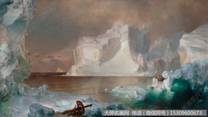 比尔史伯特海边风景油画作品34 高清图片下载