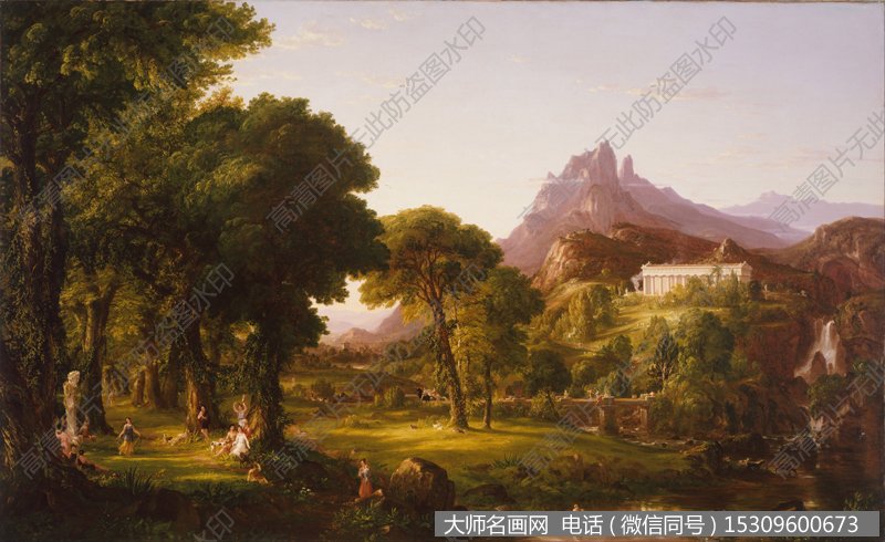 比尔史伯特风景油画作品49 高清图片下载