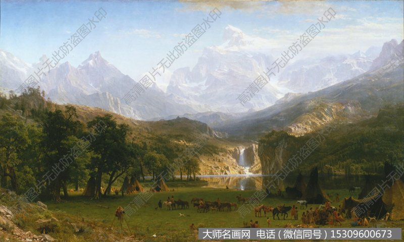 比尔史伯特风景油画作品58 高清图片下载