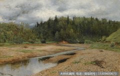 列维坦 风景油画作品6 高清图片下载