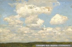 列维坦 风景油画作品9 高清图片下载