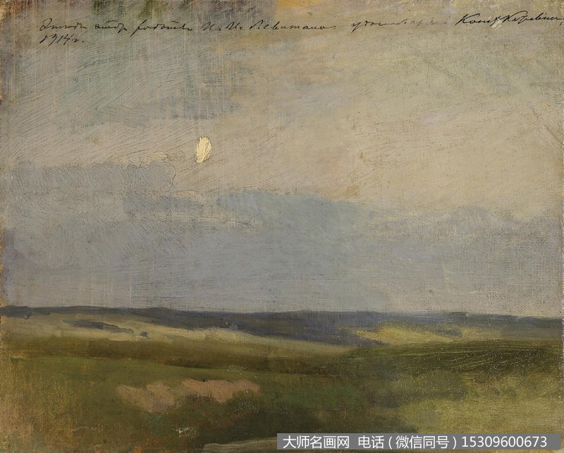列维坦 风景油画作品21 高清图片下载