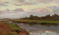 列维坦 风景油画作品29 高清图片下载