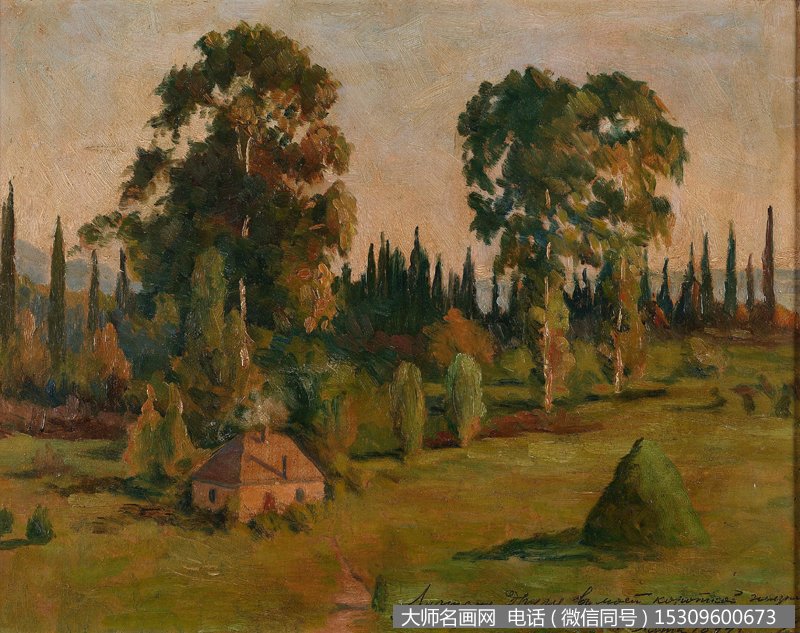 列维坦 风景油画作品33 高清图片下载