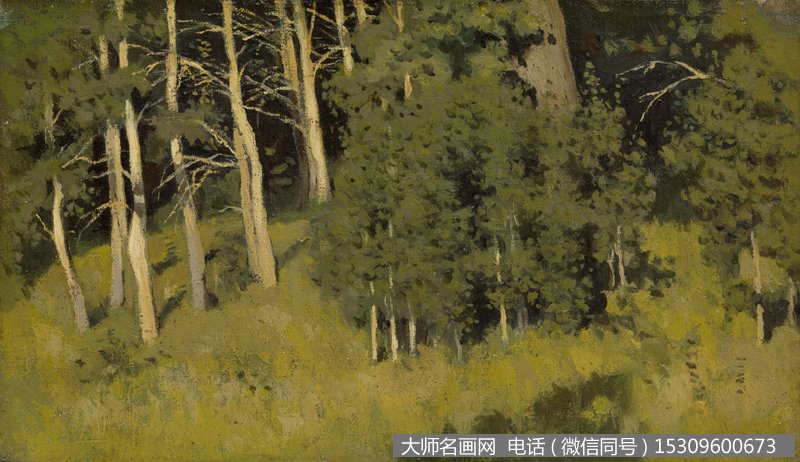 列维坦 风景油画作品37 高清图片下载