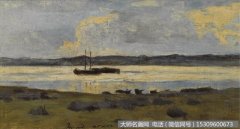 列维坦 风景油画作品36 高清图片下载