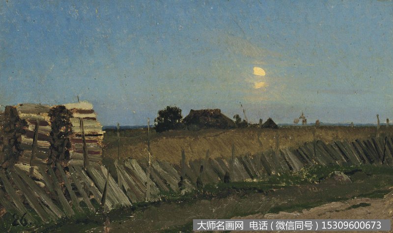 列维坦 风景油画作品39 高清图片下载