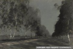 列维坦 风景油画作品42 高清图片下载