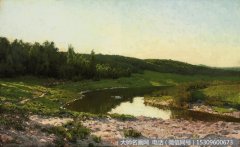 列维坦 风景油画作品43 高清图片下载