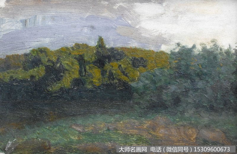 列维坦 风景油画作品44 高清图片下载