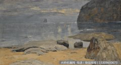 列维坦 风景油画作品47 高清图片下载
