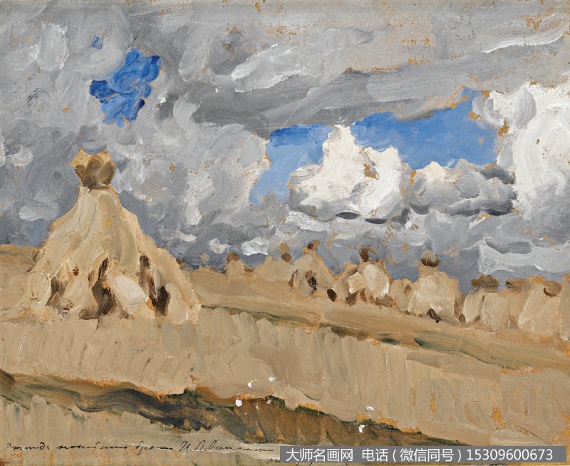 列维坦 风景油画作品49 高清图片下载