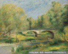 雷诺阿 风景油画作品5 高清图片下载