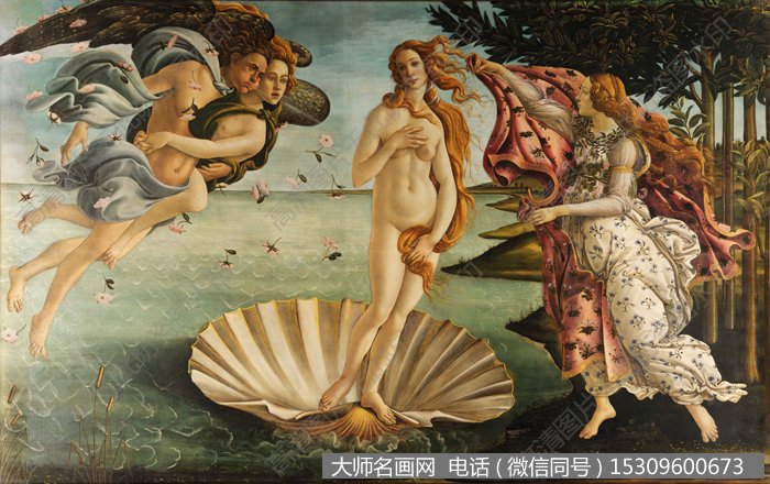 波提切利 油画作品62 维纳斯的诞生 高清图片下载