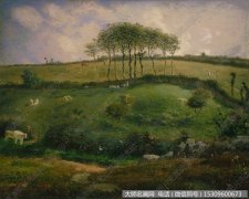 米勒 风景油画作品9 高清图片下载