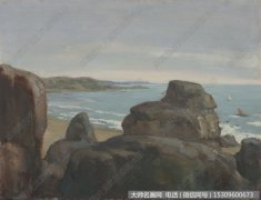 艾中信 海边风景 油画作52 高清大图下载