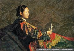 姜国芳 大宫女 油画作品1 高清大图下载