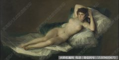 戈雅 《裸体的玛哈》 高清油画55 下载