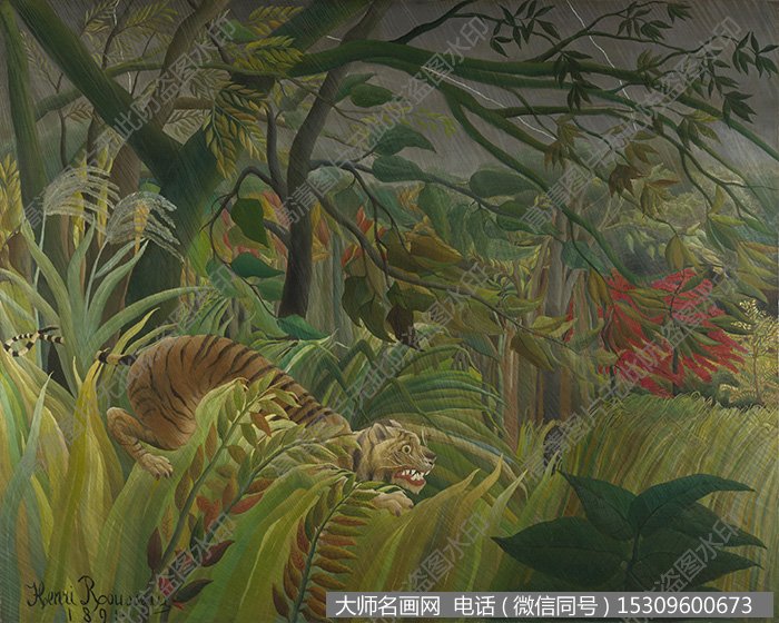 卢梭 风景 油画作品41 高清大图下载
