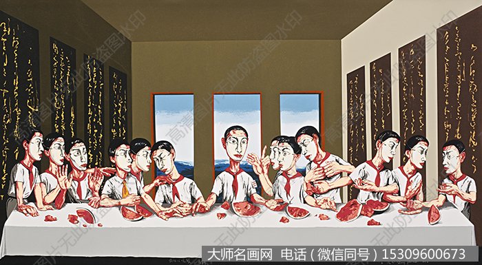 曾梵志 油画作品12 高清下载