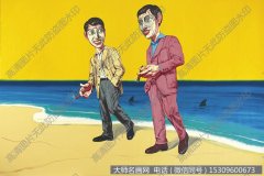 曾梵志 油画作品43 高清下载