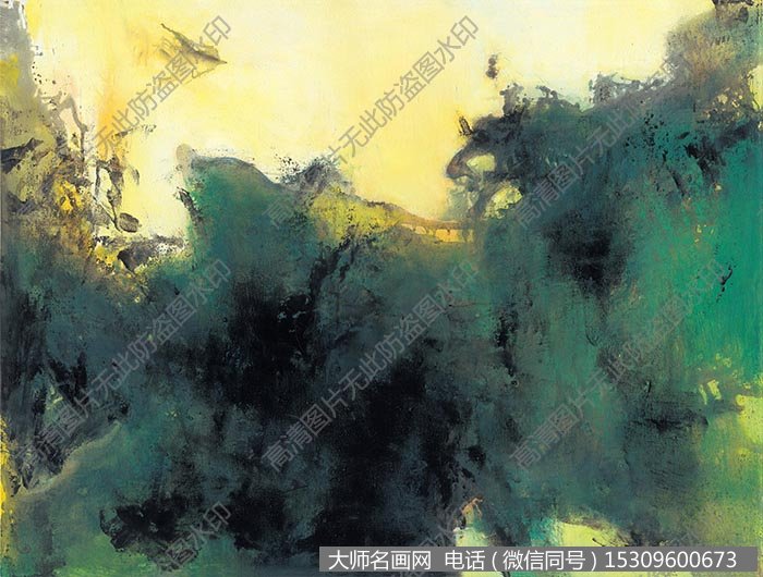 赵无极 抽象油画 高清作品39 下载