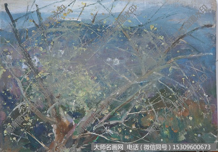 苏天赐 春树  油画作品高清大图下66载