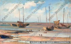 苏天赐 归渔 油画作品高清大图74下载