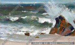 苏天赐 海  油画作品高清76下载