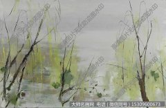 苏天赐 春柳 名画油画作品高清91下载