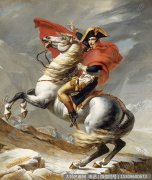 雅克.路易.大卫《拿破仑越过圣贝尔纳山》名画高清下载