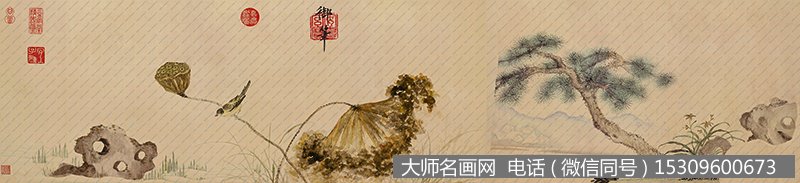 朱瞻基《莲蓬松荫图》超高清作品百度云网盘打包下载