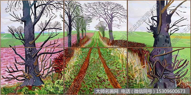 大卫.霍克尼 油画作品高清36下载